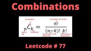 YouTube video 'COMBINATIONS | LEETCODE 77 | PYTHON BACKTRACKING SOLUTION'