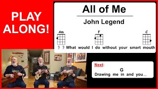 All of Me, John Legend Play Along, Austin Ukulele Society