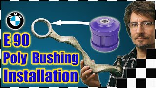 🔧 BMW E90 Polyurethane Control Arm Bushing Upgrade (DIY Guide) 🚀