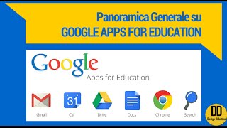 Google Apps for Education: panoramica generale (by DesignDidattico)