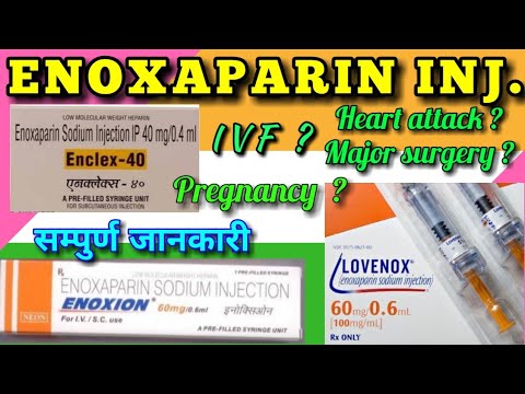 Enoxarin-40 Enoxaparin Injection 40 Mg/0.4 Ml