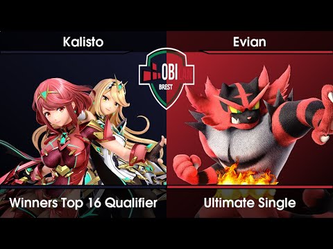 Obilan 2023 - Kalisto (Pyra and Mythra) Vs. Evian (Incineroar) SSBU Ultimate Tournament