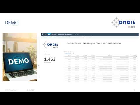 SuccessFactors  - SAP Analytics Cloud Live Connector DEMO