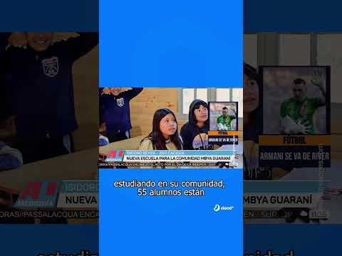 Nueva escuela para la comunidad mbya guaraní de Puerto Leoni