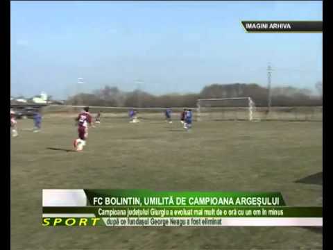FC Bolintin, umilită de campioana Argeşului