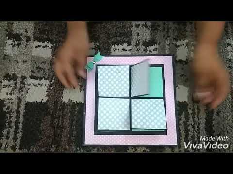 Flip-Flap & Popup card by Akshata Hedda | Birthday card | anniversary card | handmade card |