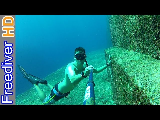 Подводные пирамиды Йонагуни. Видео 1
