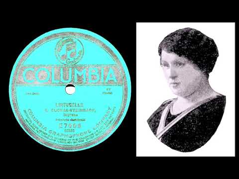 LINTUSELLE, Elli Suokas Steinback levytti orkesterin säestyksellä syyskuussa 1920