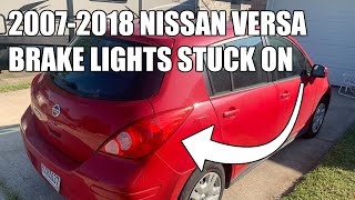 2007-2018 Nissan Versa Brake Light Stuck On - EASY & WORKS WITH ALL VEHICLES