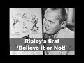 19th December 1918 Ripley S Believe It Or Not Published For The First Time In The New York Globe