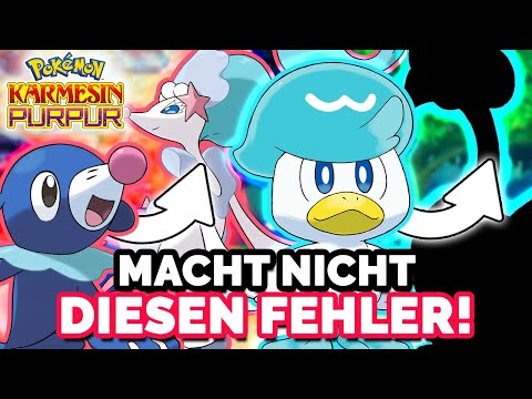 Macht nicht diesen "FEHLER" bei den STARTER POKEMON in Karmesin und Purpur!