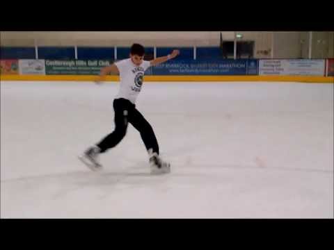 Ice Skating Stop - Backwards Outside Edge