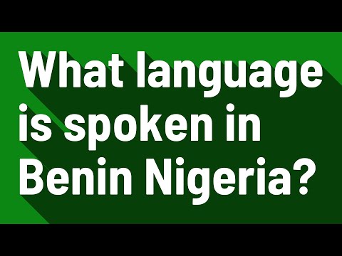 What language is spoken in Benin Nigeria?