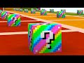 Minecraft 1v1v1 RAINBOW LUCKY BLOCK RACE! (Minecraft Mods) w/PrestonPlayz & The Pack