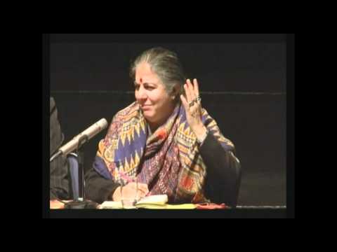 Vandana Shiva - spurningar úr sal
