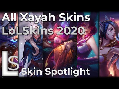 ALL XAYAH SKINS INCLUDING ELDERWOOD - Skin Spotlight - LATEST XAYAH SKINS 2020 - League of Legends