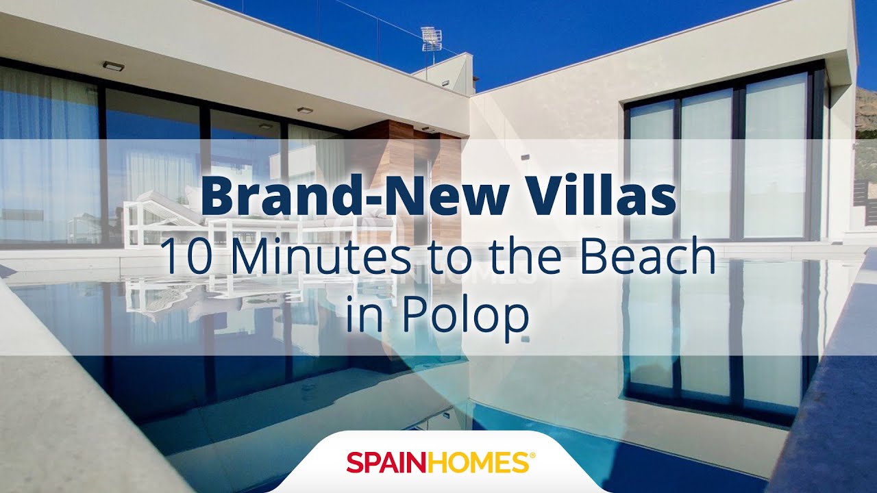 Detached Sea-View Houses near the Beach in Polop Alicante