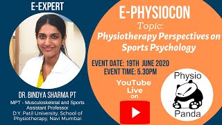 Dr. Bindya Sharma PT lecture on Physiotherapy perspective on Sports Psychology