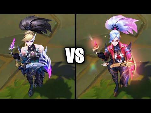 Coven Akali vs Prestige Coven Akali Skins Comparison (League of Legends)