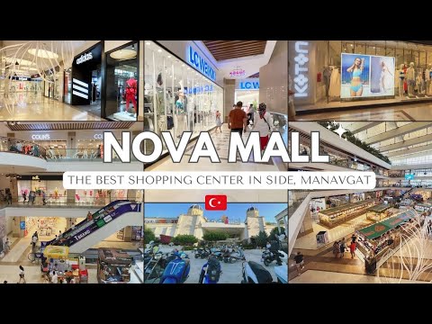 NOVA MALL 2023 🇹🇷 Das BESTE Einkaufszentrum in Side, Manavgat, VIRTUELLE TOUR #novamall #einkaufen