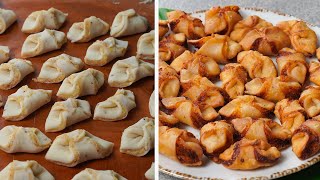 Potato Flour Snacks | Mini Flower Samosa Recipe | Easy Potato Snacks Recipe