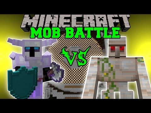 KNIGHT VS MUTANT IRON GOLEM, LICH, & SPECTER LORD - Minecraft Mod Battle - Mob Battles - Mods