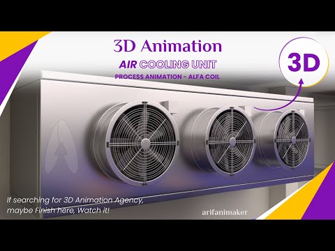 Digital 3d machine animation