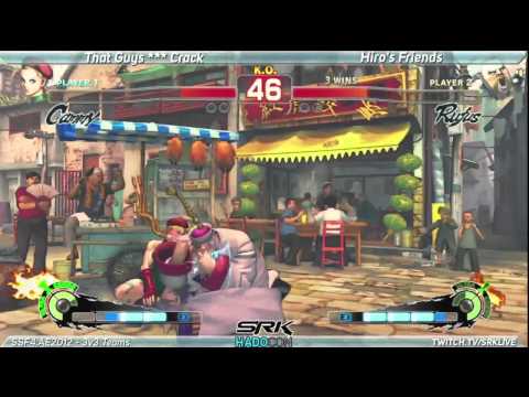 HADOCON III - SSF4:AE 3v3 - That Guy's Ass Crack vs Hiro's Friends - Grand Finals