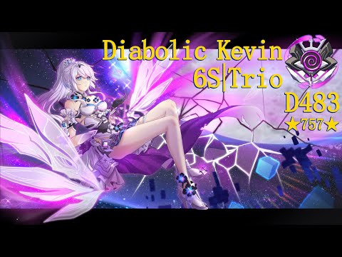 Nirvana Abyss D483: Diabolic Kevin [757] - 6S|Trio, 4*Kia - Honkai Impact