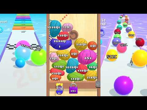 Ball Run 2048 vs Blob Merge 3D vs Ball Run Infinity #2048nation #devagamezone