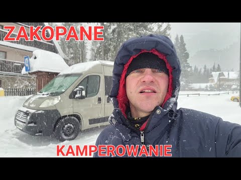Zimowe Kamperowanie Vanlife - Tatry - Gubałówka - Kraina Światła - Zamieć - Kamper Zimowy