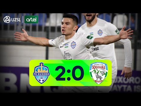 Superliga 26-tur. Buxoro - So‘g‘diyona bahsida kiritilgan gollar va xavfli vaziyatlar (Highlights)