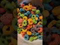 ASMR Sound Pouring Colorful Froot Loops Viral Trending Shorts Ytshorts Shortsfeed Shortsvideo