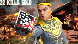 VICEROY BANGALORE 22 KILLS & 4K DAMAGE SOLO (Apex Legends Gameplay)