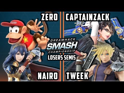 DHATL17 Smash 4 - Nairo & Zero Vs. Tweek & Captain Zack - Doubles LS - Smash Wii U