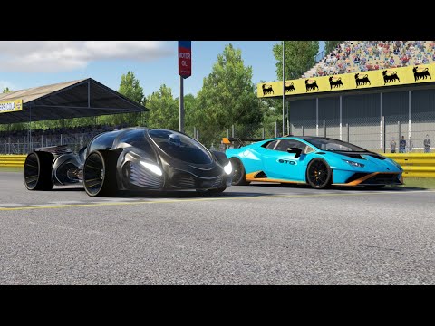 Maserati Diablo vs Lamborghini Huracan STO at Monza Full Course