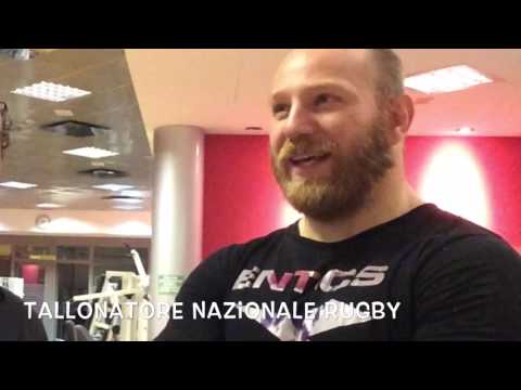 Leonardo Ghiraldini in palestra si prepara per Tolosa