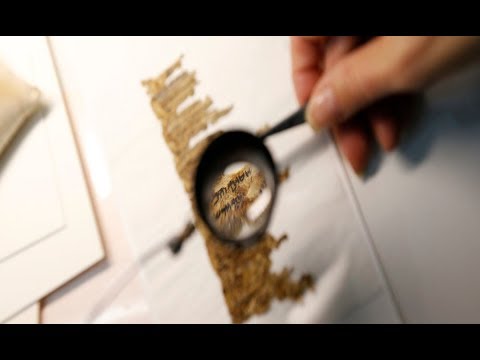 Click to Watch the An undiscovered book of the Bible? Dead Sea Scroll fragment hints at missing manuscript video
