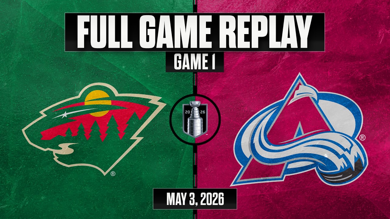 15-Goal Game to open the Series! Wild vs. Avalanche | Full Game Replay | May 3, 2026