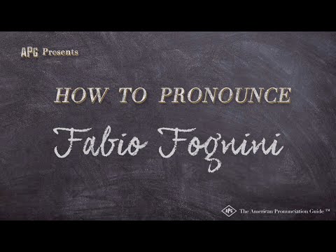 How to Pronounce Fabio Fognini (Real Life Examples!)