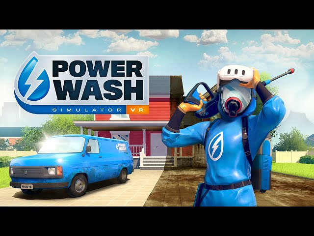 لعبة PowerWash Simulator VR بتنظيف الأسطح بواقع افتراضي
