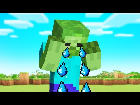 Jelly - Life as a ZOMBIE In Minecraft... #shorts