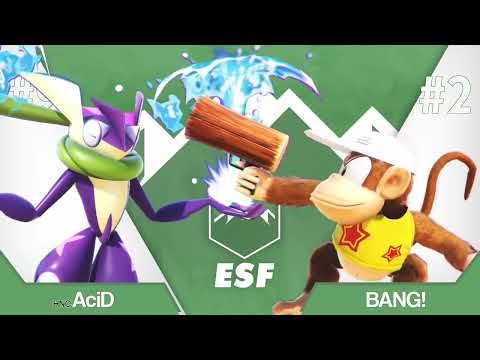 Elite Smash Friday #75 - Winners Round 4 - HNC | AciD (Greninja) vs BANG! (Diddy Kong)