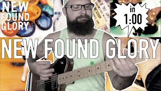&#39;New Found Glory&#39; in 60 seconds (NFG cover)