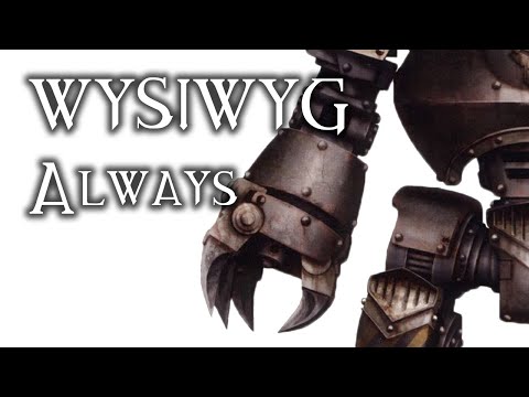 Future proof your contemptor dreadnought, magnetized fists! WYSIWYG