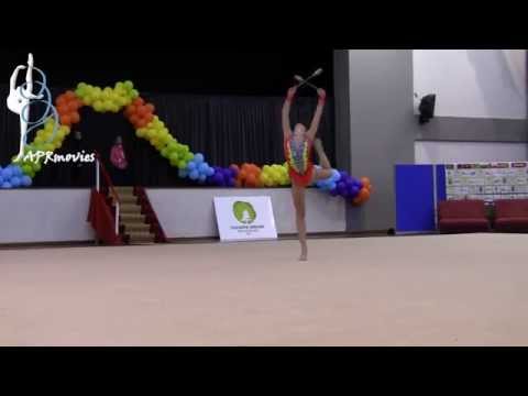 Elina Zaika - Riga Gymnastics School (LAT) - Maças (Clubs) - Senior Final - TInGyR 2015