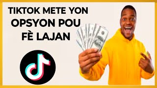 🟢 Tiktok ajouté yon opsyon Pou fe lajan nan konkou jiska 3.500 dola