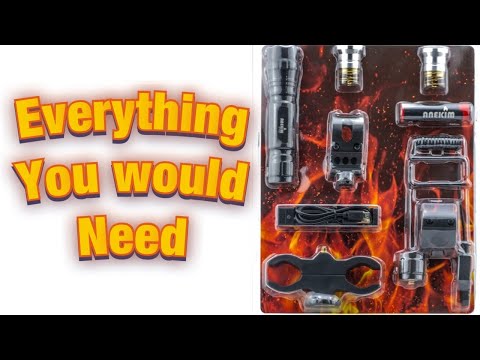 ANEKIM GF-K001 Hunting Light with Red Green White Interchangeable Modules Review