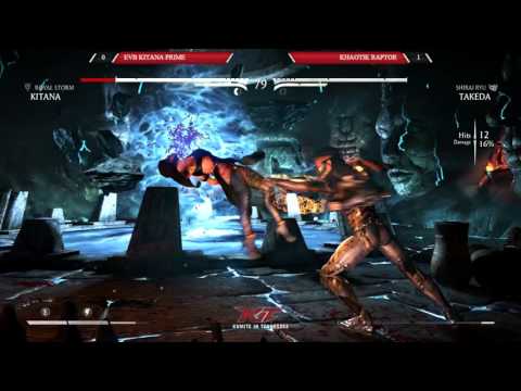 MKX Top 32 @ KIT16 - EVB Kitana Prime vs Khaotic Raptor [720p/60fps]