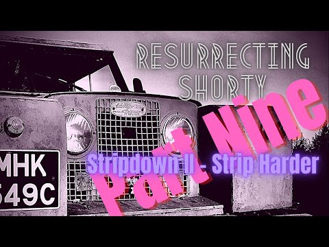 Resurrecting Shorty - Land Rover Restoration Part Nine - Engine, Gearbox, and Bulkhead Removal